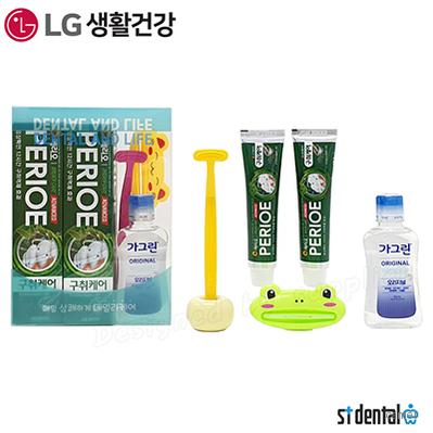 페리오치약100g 2p 덴탈3호 가그린100ml 혀클리너 선물세트