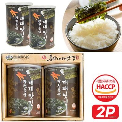 광천김선물세트 명절선물 김세트 홍삼캔김 2P