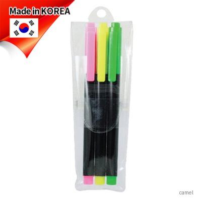 스타사각형광펜 불투 3P세트