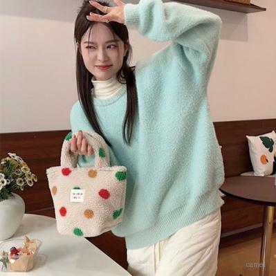 로페리아 겨울 귀요미 뽀글이 미니 토트백 0216869