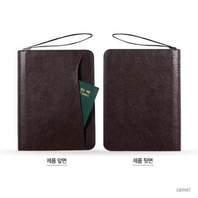 콤마 25절 고급 지퍼 시스템 다크 브라운 네비 다이어리 프리 투데이