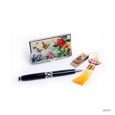 자개 USB 3종세트 나비목단백 8G 32G