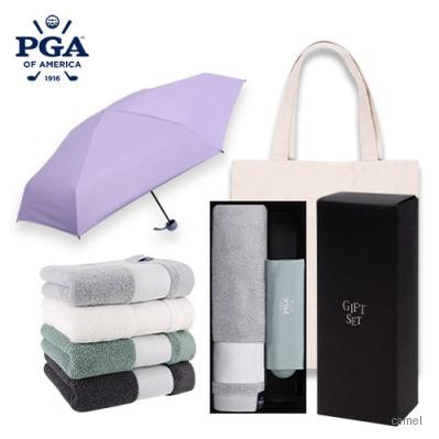PGA 6K 마카롱 5단 우양산 호텔스페셜180전사타올세트