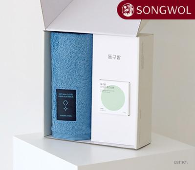 송월 항균블랙라벨 동구밭 샴푸바 세트