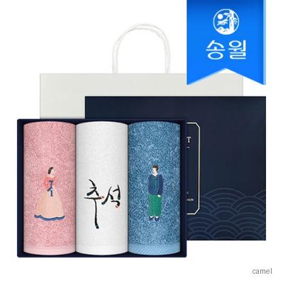 송월 선남선녀 3매세트 쇼핑백