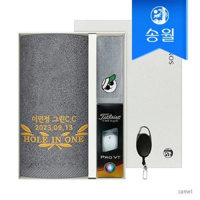 세트 홀인원타올1 골퐁이1 고리릴1 골프공3구1