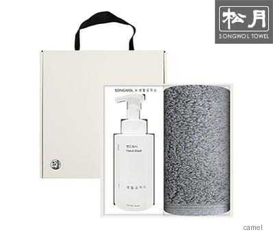 송월 테일러 생활공작소500ml세트 세면타월1p 핸드워시1p