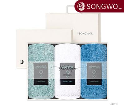 송월 항균블랙라벨 200g 3매 고급 띠지 세트