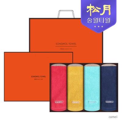 송월타올 컬러웨이40 180g 4P 타올세트