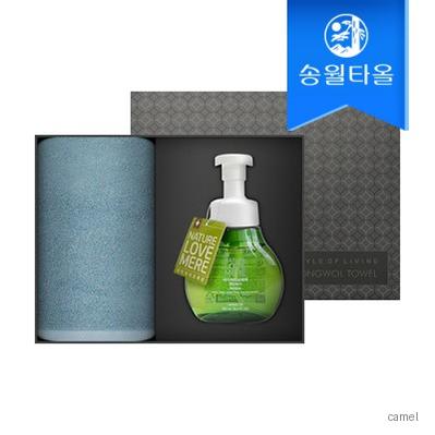 송월타월 타올 핸드위시 기프트세트 항균무지1 네이처러브메레1