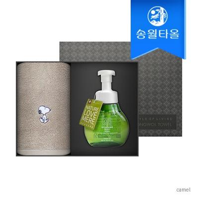 송월타월 타올 핸드위시 기프트세트 스누피 리버1 네이처러브메레1