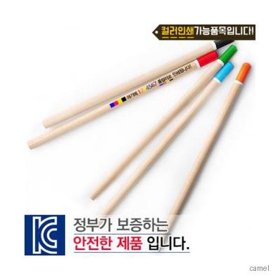 컬러인쇄 원목컬러원형미두연필