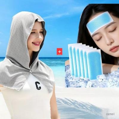 냉각 후드 쿨타올 스카프 아이스 쿨패치