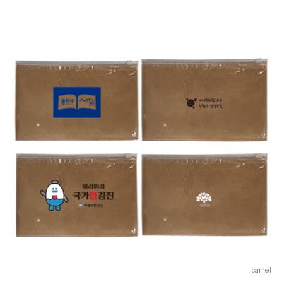pvc 부직포 포장용지퍼백 S 26x18