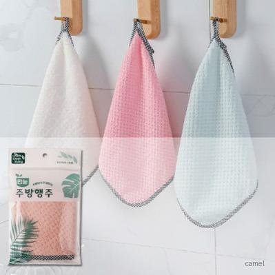 극세사 바이어스 고리 행주 1p 25cm