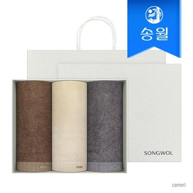 송월타월 뉴명품 3매 선물세트 쇼핑백 답례품