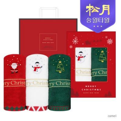 송월타올 메리크리스마스140g 2p