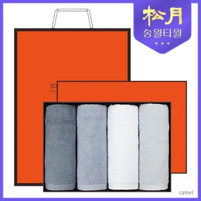 송월타올 호텔용 블랙라벨 170g 4P 타올세트