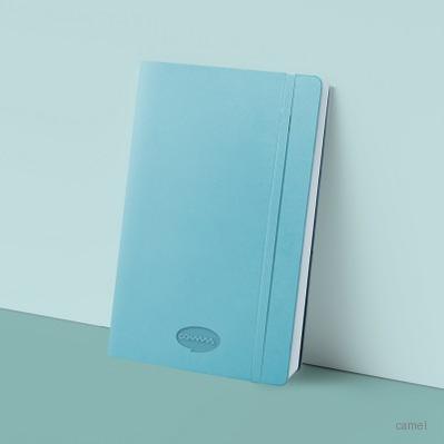 콤마 25절별 파스텔 민트 양장 밴드형 다이어리 프리