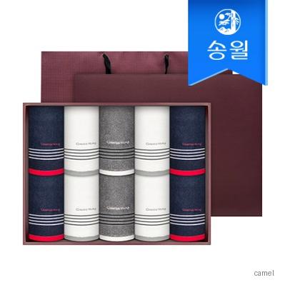 송월타월 카운테스마라 포라인세면 10매 세면타올 선물세트 쇼핑백