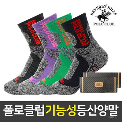 폴로클럽 기능성 중목 등산양말 여