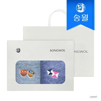 송월 명절놀이 2매 선물세트 쇼핑백