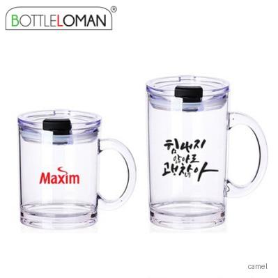 보틀로만 리유저블 와이키키 손잡이 누드 텀블러 355500ML