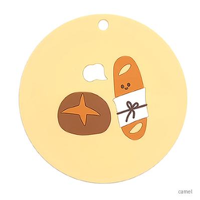 칼라 실리콘 냄비받침 바게트