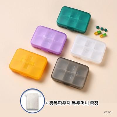 로페리아여행용약6 약통보관함 광목파우치 복주머니 포함 0190347