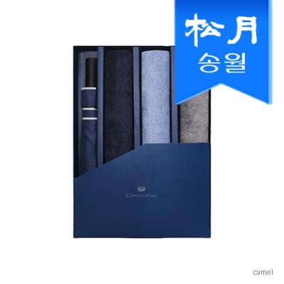 송월 타올우산 4매 선물세트 땡큐 190g3 2단폰지바이어스1 쇼핑백 미포함