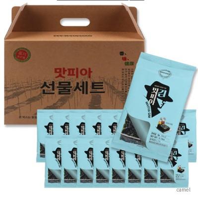 카놀라유 구운 광천 세트 김선물 도시락 18봉