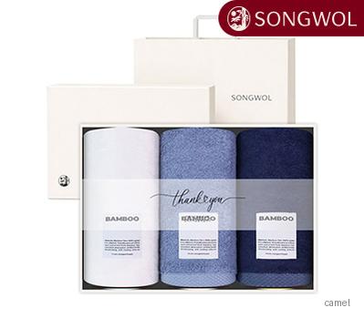 송월 뱀부화이트라벨 250g 3매 고급 띠지 세트