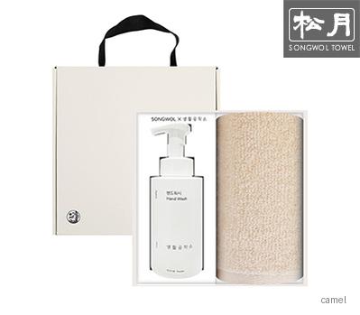 송월 모나코 생활공작소500ml세트 세면타월1p 핸드워시1p