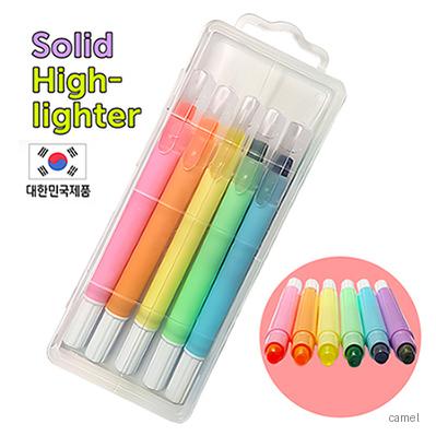 뉴파스텔고체형광펜 5P세트