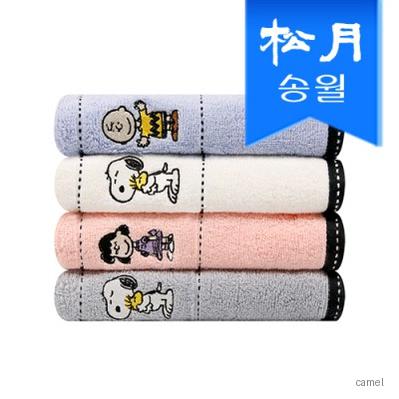 송월 스누피 프렌즈 세면타월 기념수건 답례품