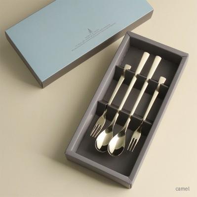 허니 롱티스푼 골드 4P