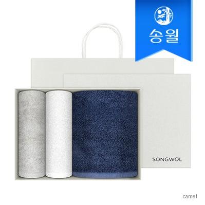 송월 기프트세트 40수바스1 뉴컬러무지2 쇼핑백