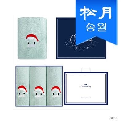 송월 산타 3매케이스 쇼핑백
