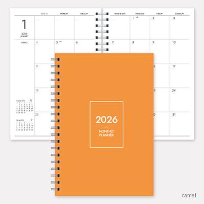 2026 월간 플래너 노트 32절 B6