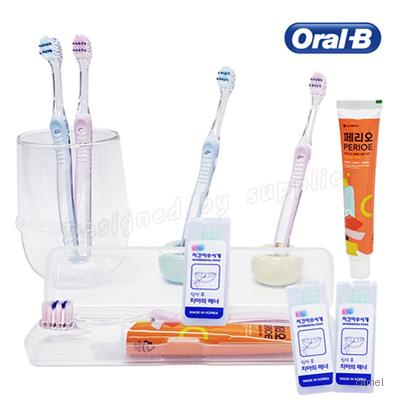 오랄비칫솔 벨벳 초슬림모 페리오 치간 여행세트