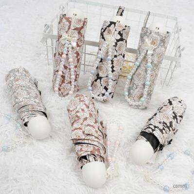 로페리아 초경량 5단 암막우양산 플라워 0215945