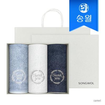 송월 땡큐 190g 뱀부얀 3매 선물세트 쇼핑백