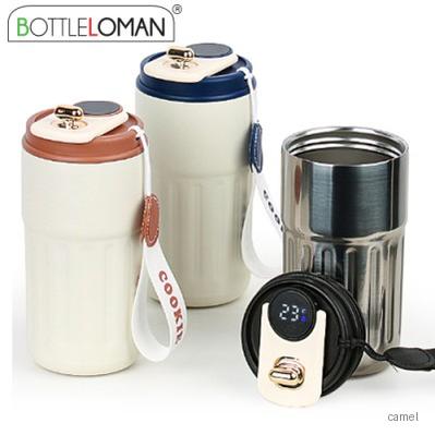보틀로만 쿠키텀블러 LED온도계 400ml