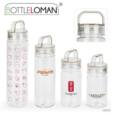 보틀로만 PET 투명 핸디보틀 300 350 500 700ml 네오프렌 파우치 무료증정