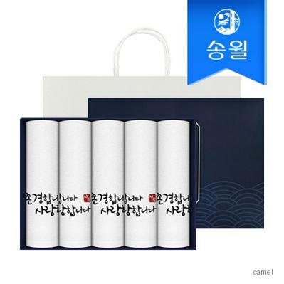 송월 존경합니다 5매선물세트 쇼핑백