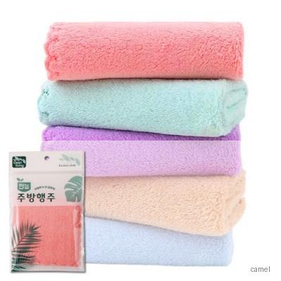 극세사 파스텔 단색 무지 행주 1p 25cm