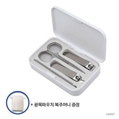 로페리아 손톱깎이4종세트 D 스텐 마그네틱 케이스 광목파우치 복주머니 포함 0190176