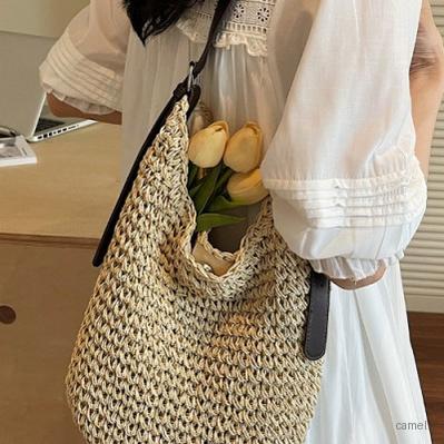 로페리아 여름용 패션 밀짚가방 숄더백 0219538