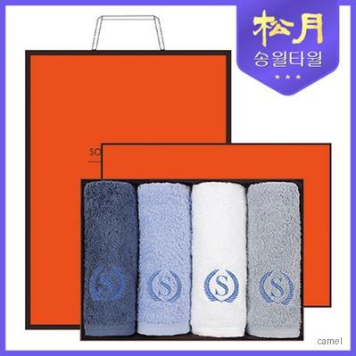 송월타올 항균 슈퍼클래스A80 180g 4P 타올세트
