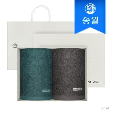송월타월 포인트 200g 2매 선물세트 크림상하 쇼핑백 답례품